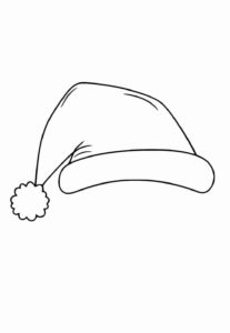 Desenho de Gorro De Natal Desenho Colorir Imprimir 24