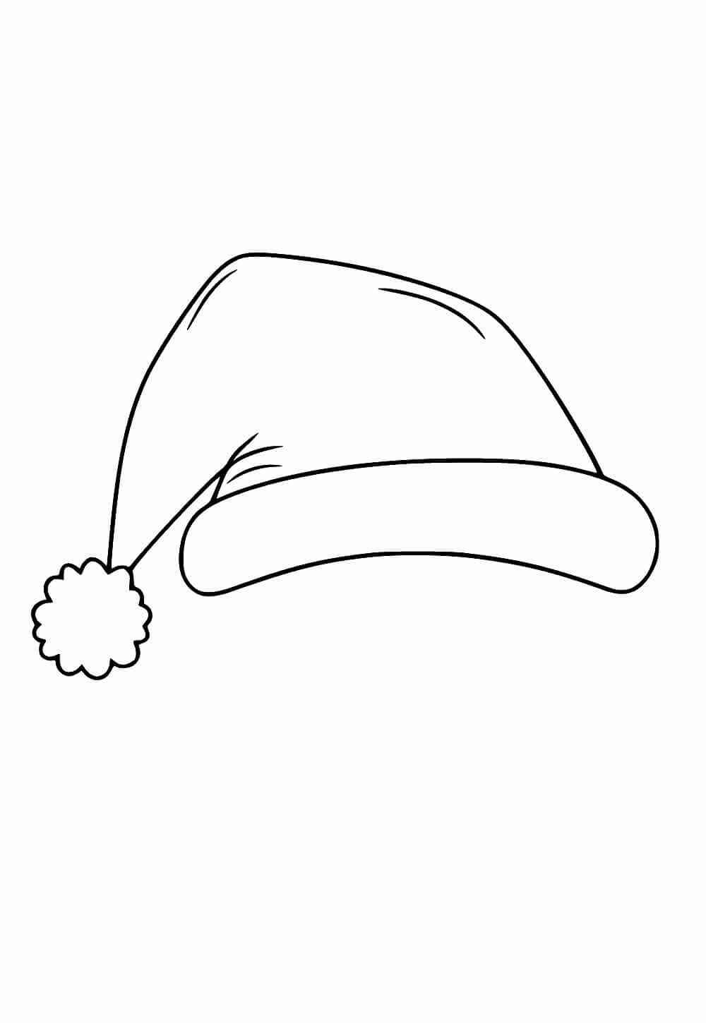 Desenho de Gorro De Natal Desenho Colorir Imprimir 24