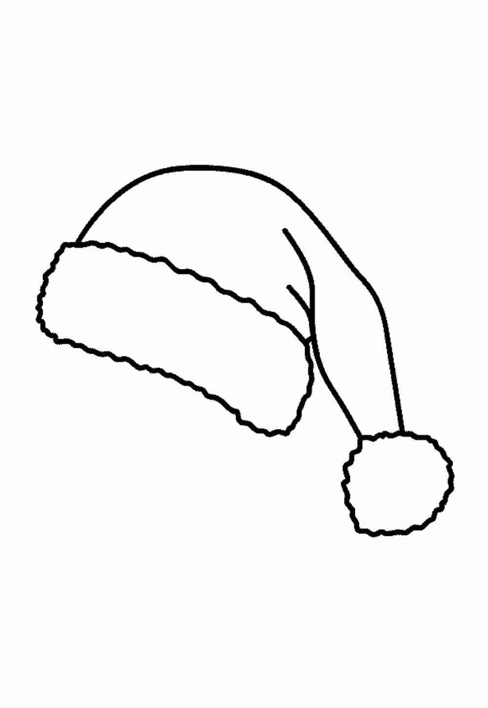Desenho de Gorro De Natal Desenho Colorir Imprimir 25