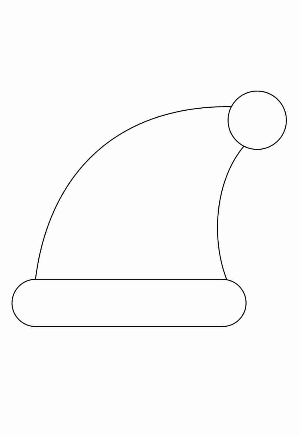Desenho de Gorro De Natal Desenho Colorir Imprimir 28