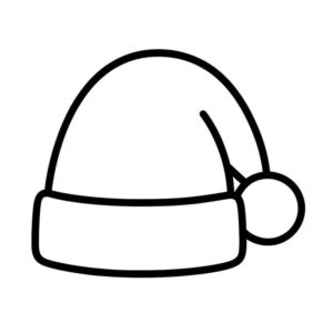Desenho de Gorro De Natal Desenho Colorir Imprimir 29