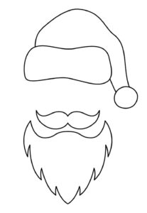 Desenho de Gorro De Natal Desenho Colorir Imprimir 31