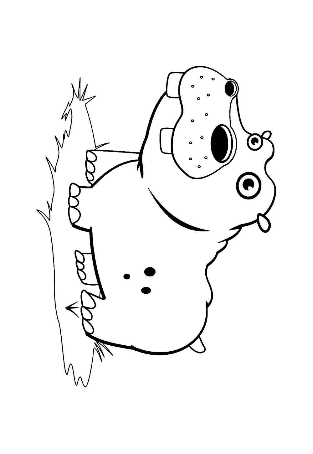 Desenho de Hipopotamo Desenho Colorir Imprimir 28