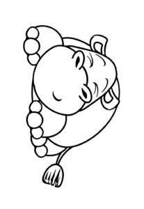 Desenho de Hipopotamo Desenho Colorir Imprimir 29
