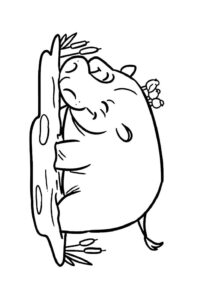 Desenho de Hipopotamo Desenho Colorir Imprimir 35