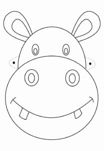 Desenho de Hipopotamo Desenho Colorir Imprimir 61