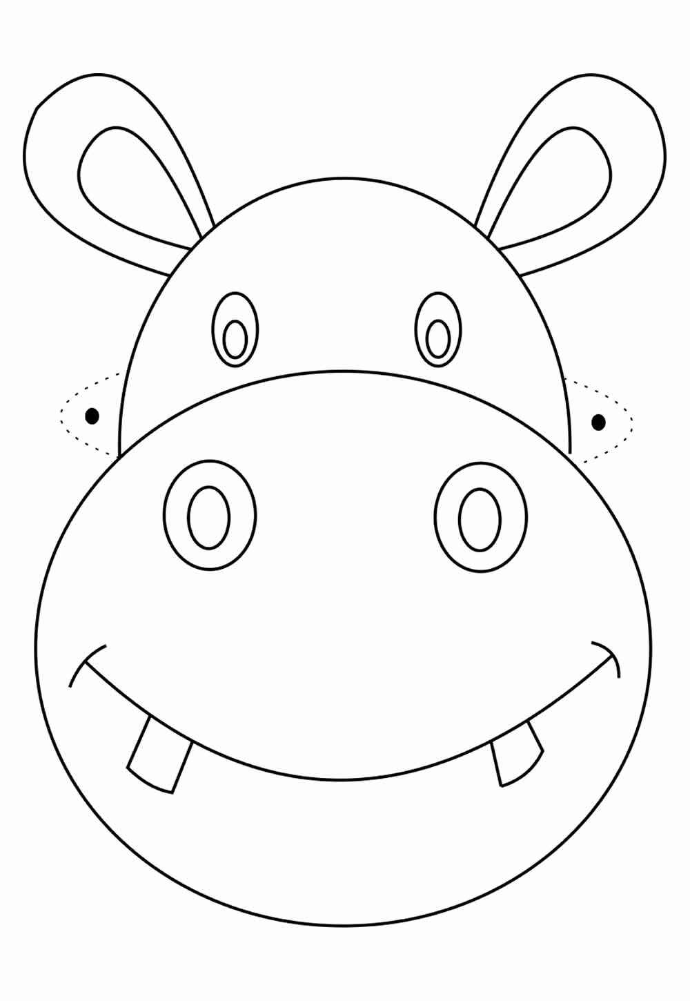 Desenho de Hipopotamo Desenho Colorir Imprimir 61