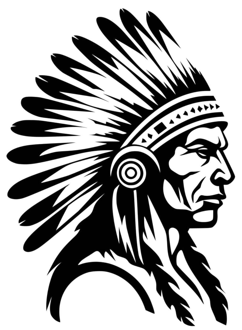 Desenho de Indigena Desenho Colorir Imprimir 06