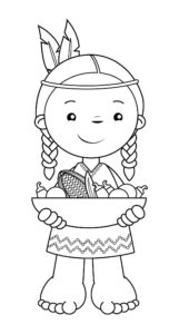 Desenho de Indigena Desenho Colorir Imprimir 09