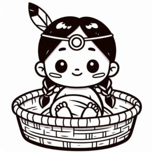 Desenho de Indigena Desenho Colorir Imprimir 22