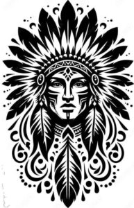 Desenho de Indigena Desenho Colorir Imprimir 36