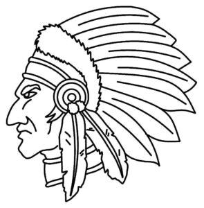 Desenho de Indigena Desenho Colorir Imprimir 46