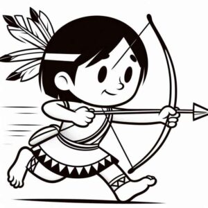 Desenho de Indigena Desenho Colorir Imprimir 51