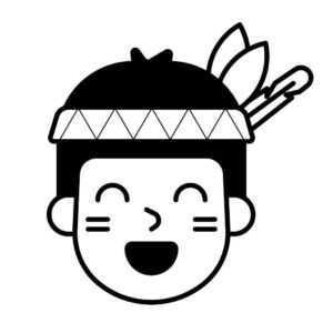 Desenho de Indigena Desenho Colorir Imprimir 53