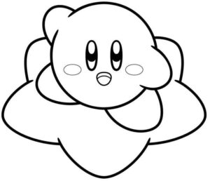 Desenho de Kirby Desenho Colorir Imprimir 03