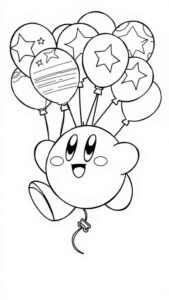 Desenho de Kirby Desenho Colorir Imprimir 09
