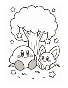 Desenho de Kirby Desenho Colorir Imprimir 10