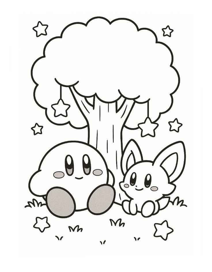 Desenho de Kirby Desenho Colorir Imprimir 10