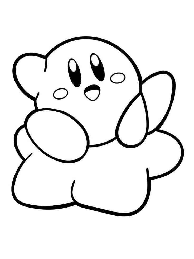 Desenho de Kirby Desenho Colorir Imprimir 12