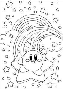 Desenho de Kirby Desenho Colorir Imprimir 19
