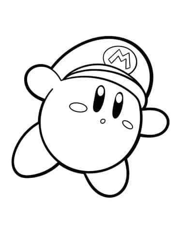 Desenho de Kirby Desenho Colorir Imprimir 23