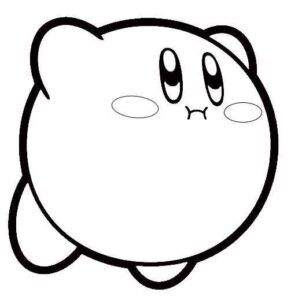 Desenho de Kirby Desenho Colorir Imprimir 24