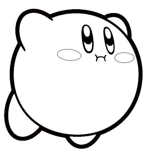 Desenho de Kirby Desenho Colorir Imprimir 24
