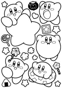 Desenho de Kirby Desenho Colorir Imprimir 25