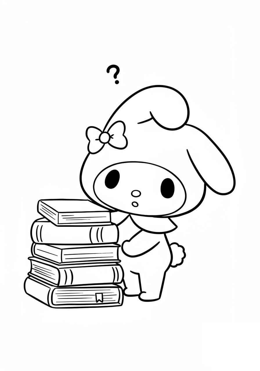 Desenho de Melody Desenho Colorir Imprimir 02