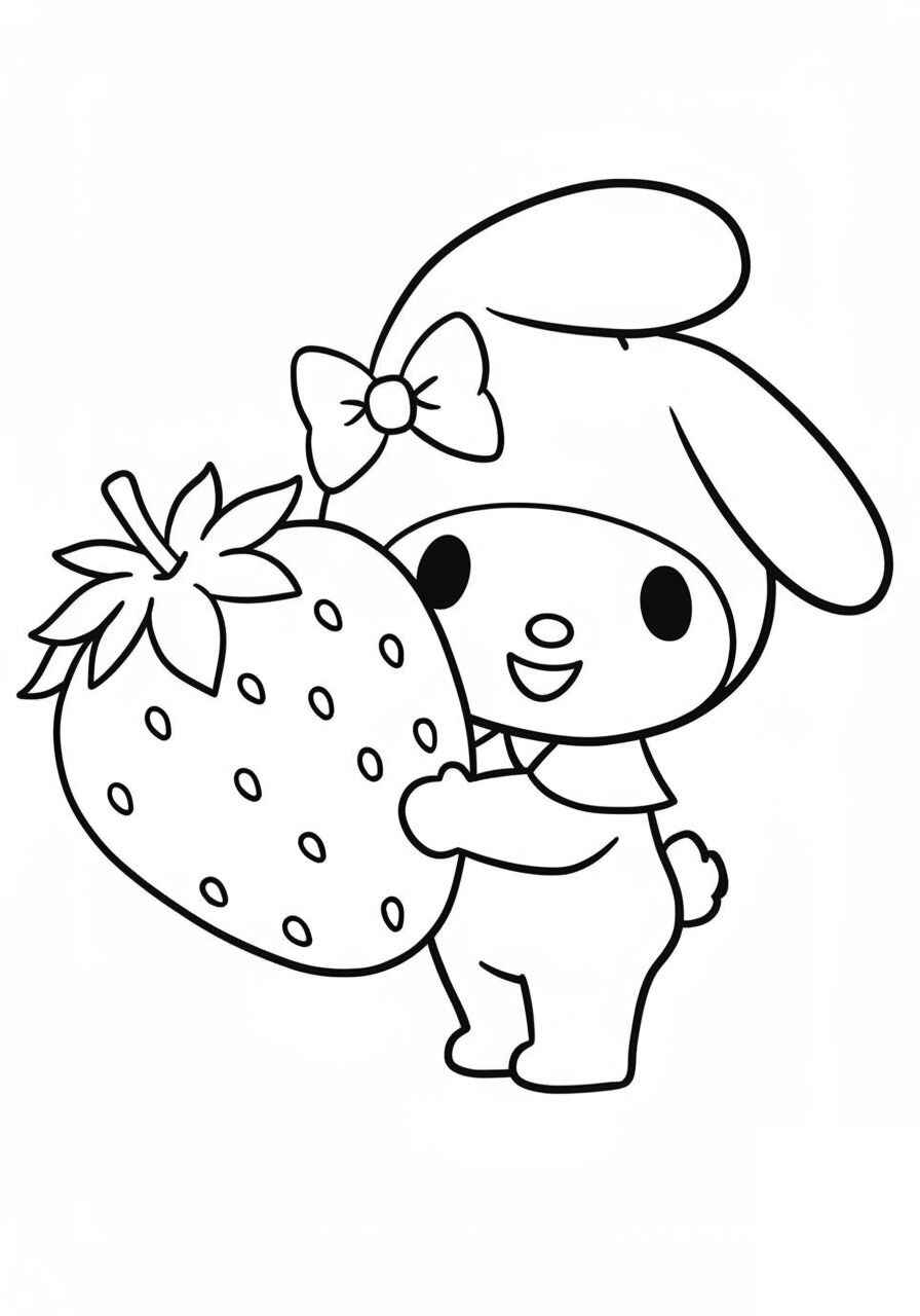 Desenho de Melody Desenho Colorir Imprimir 06