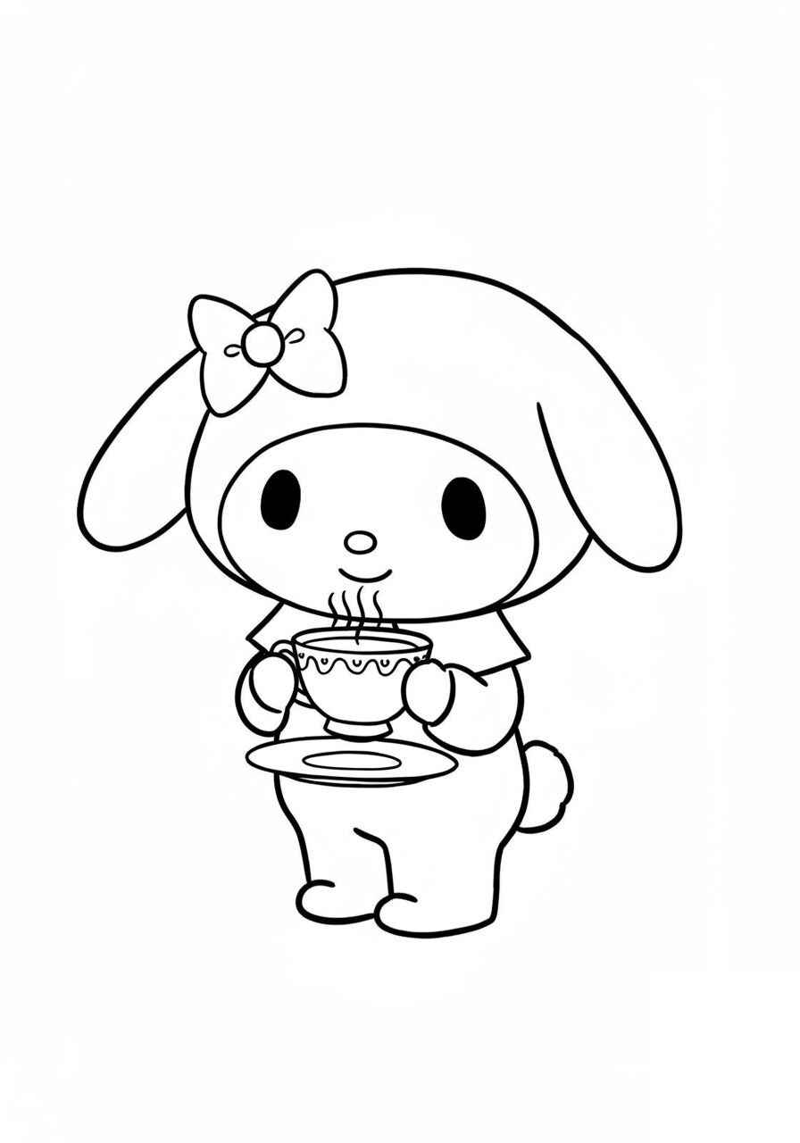 Desenho de Melody Desenho Colorir Imprimir 10