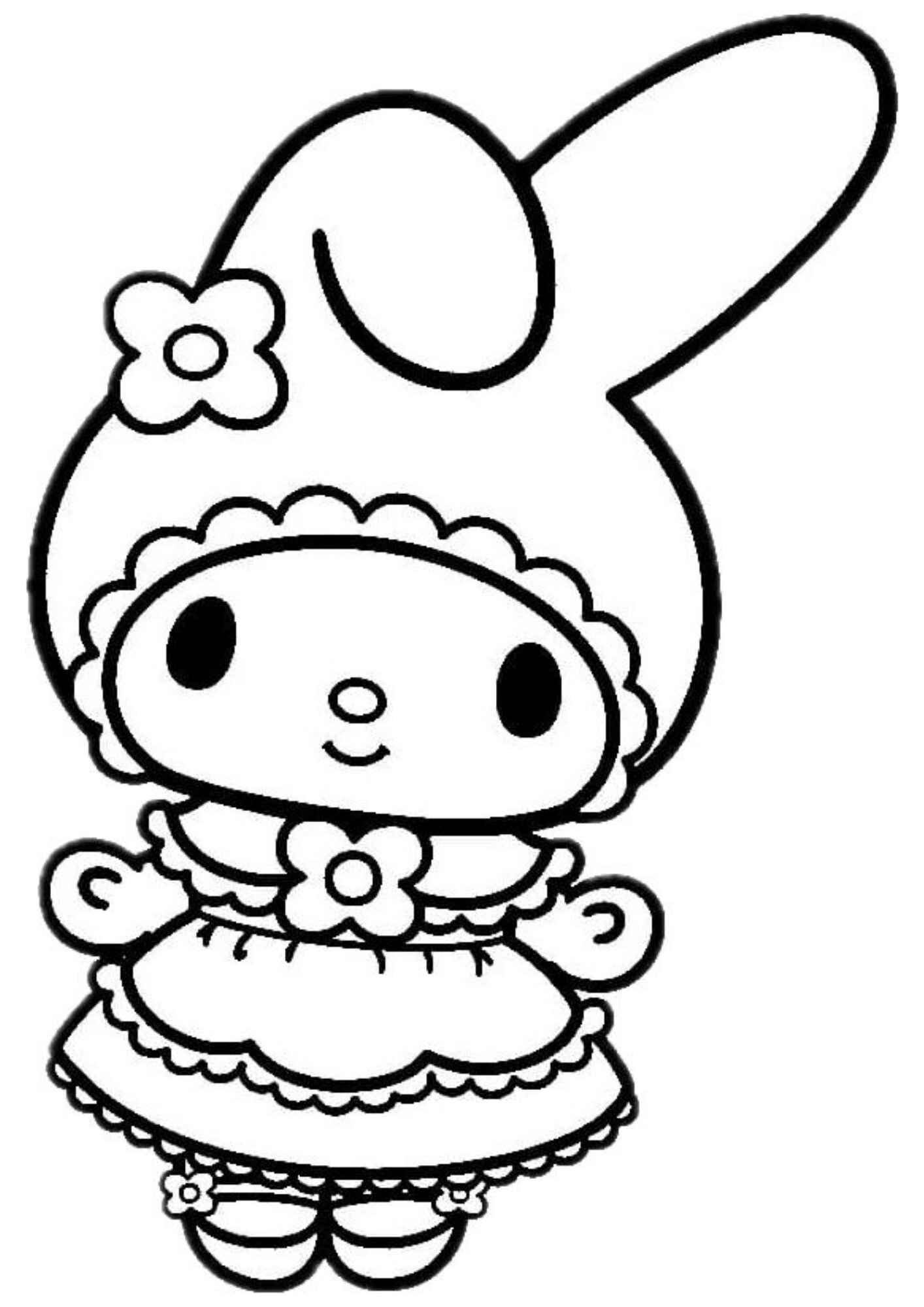 Desenho de Melody Desenho Colorir Imprimir 26