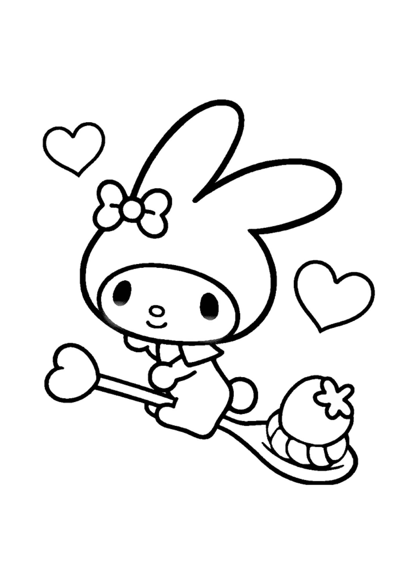 Desenho de Melody Desenho Colorir Imprimir 34