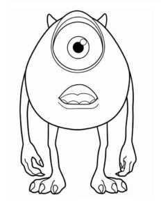 Desenho de Monstros Sa Desenho Colorir Imprimir 18