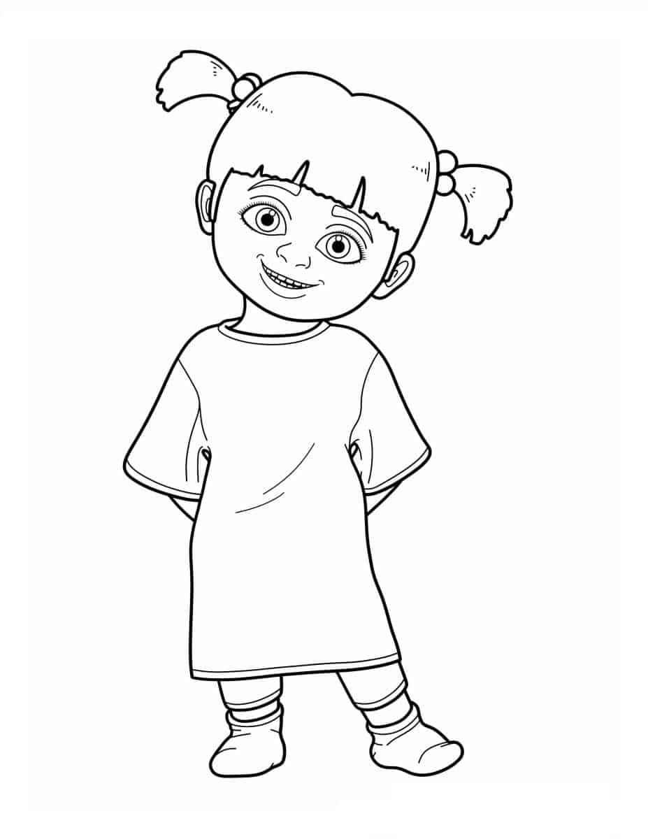 Desenho de Monstros Sa Desenho Colorir Imprimir 21