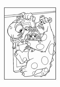 Desenho de Monstros Sa Desenho Colorir Imprimir 26