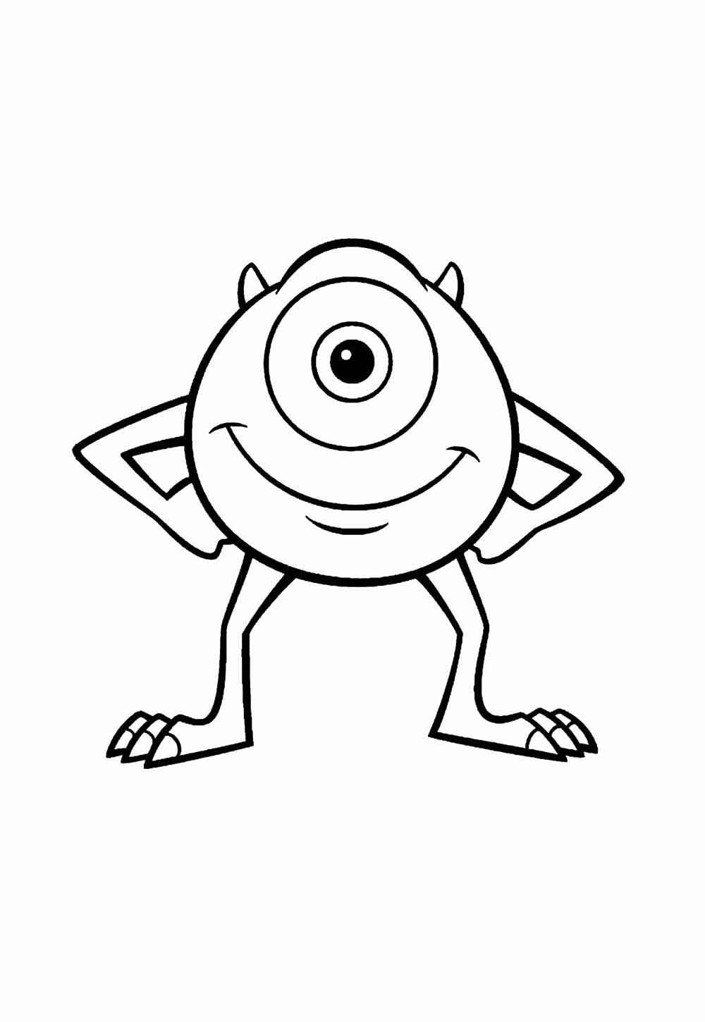 Desenho de Monstros Sa Desenho Colorir Imprimir 27