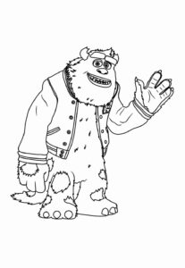 Desenho de Monstros Sa Desenho Colorir Imprimir 29