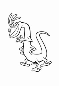 Desenho de Monstros Sa Desenho Colorir Imprimir 30