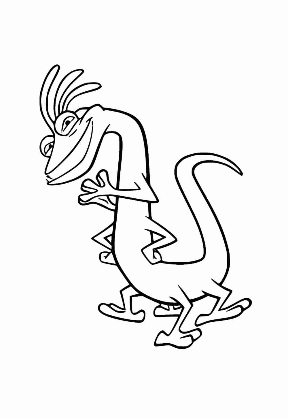 Desenho de Monstros Sa Desenho Colorir Imprimir 30