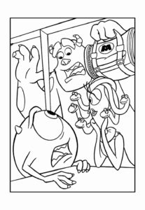 Desenho de Monstros Sa Desenho Colorir Imprimir 31