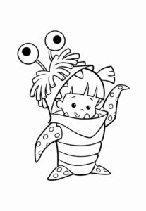 Desenho de Monstros Sa Desenho Colorir Imprimir 33