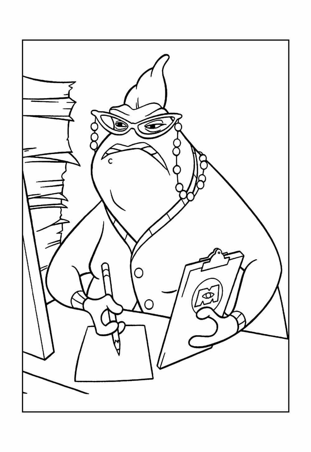 Desenho de Monstros Sa Desenho Colorir Imprimir 37