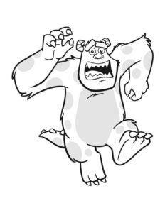 Desenho de Monstros Sa Desenho Colorir Imprimir 38
