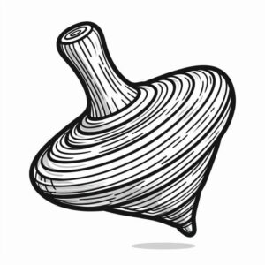 Desenho de Pião Desenho Colorir Imprimir 10