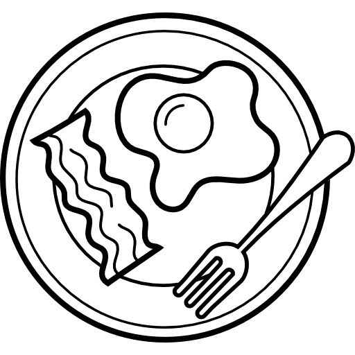 Desenho de Prato Desenho Colorir Imprimir 02