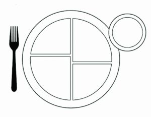 Desenho de Prato Desenho Colorir Imprimir 03
