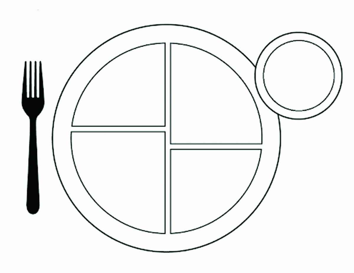 Desenho de Prato Desenho Colorir Imprimir 03