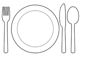 Desenho de Prato Desenho Colorir Imprimir 16