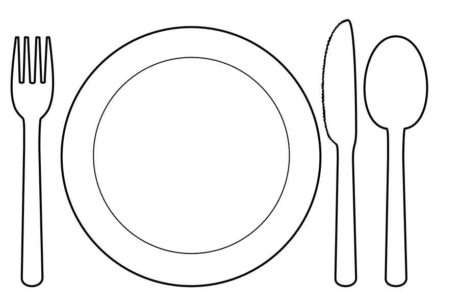 Desenho de Prato Desenho Colorir Imprimir 16